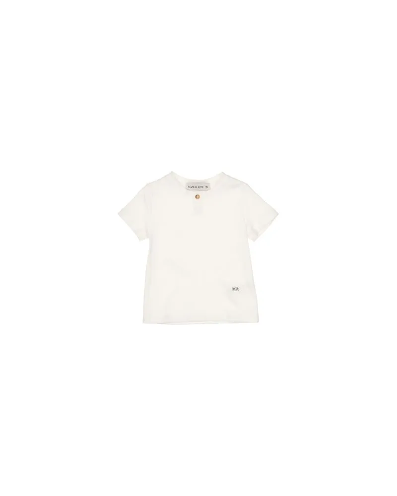 Manuel Ritz TOPS - T-shirtsauf YOOX.COM Cremeweiß