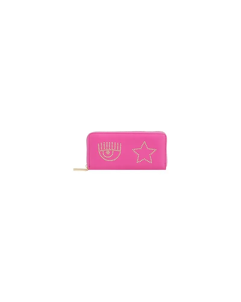 Chiara Ferragni Kleinlederwaren - Brieftaschenauf YOOX.COM Magenta