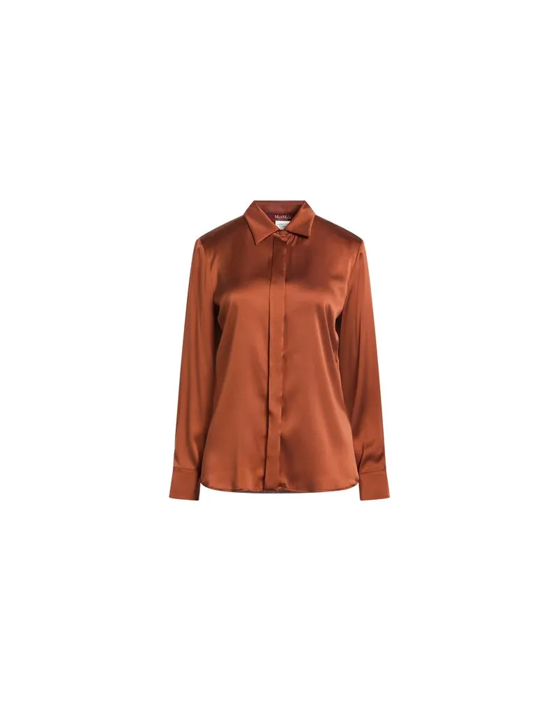 Max Mara TOPS - Hemdenauf YOOX.COM Braun
