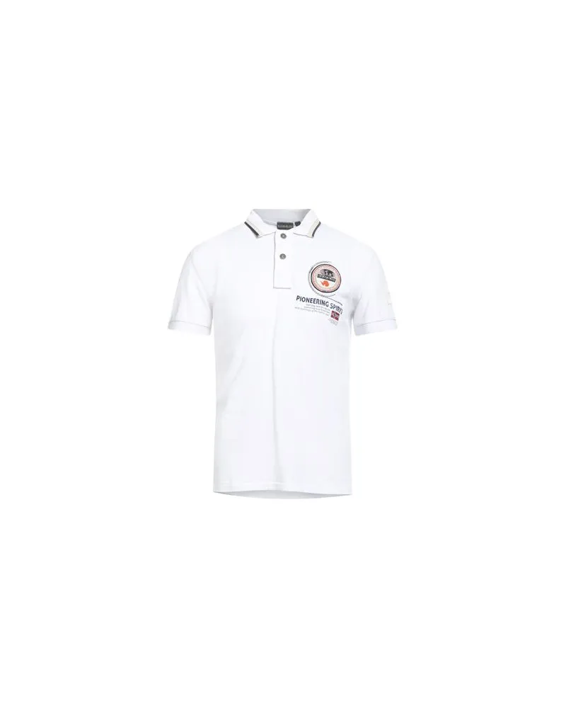 Napapijri TOPS - Poloshirtsauf YOOX.COM Weiß