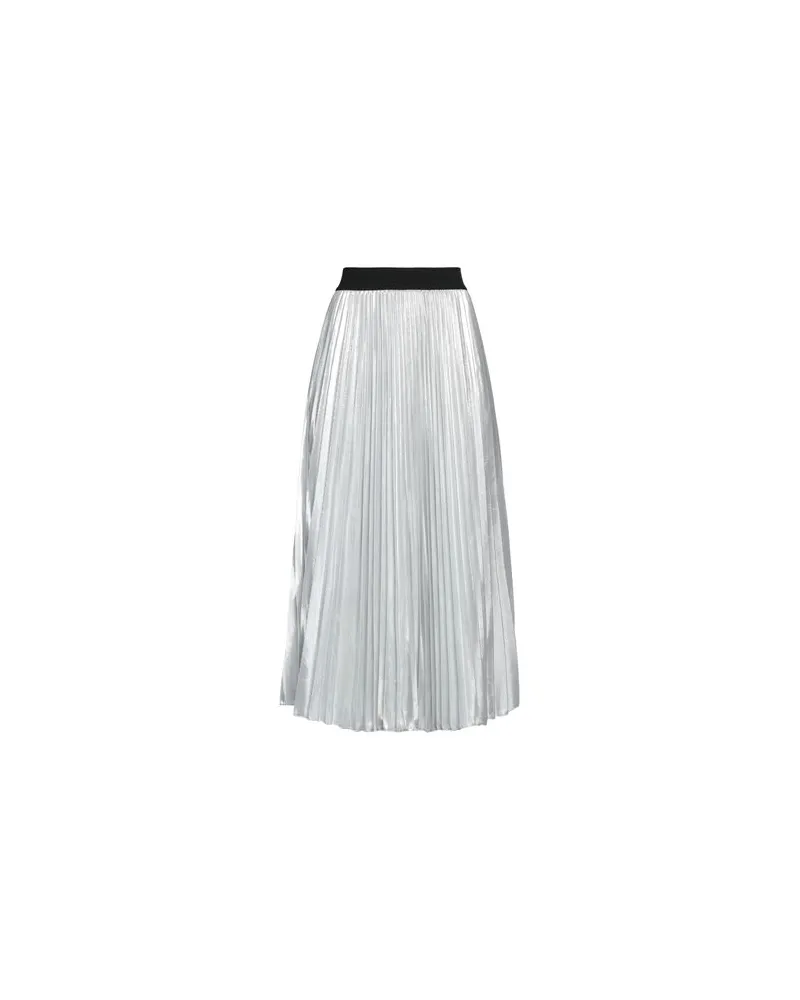 Maje HOSEN & RÖCKE - Midi-Röckeauf YOOX.COM Silber