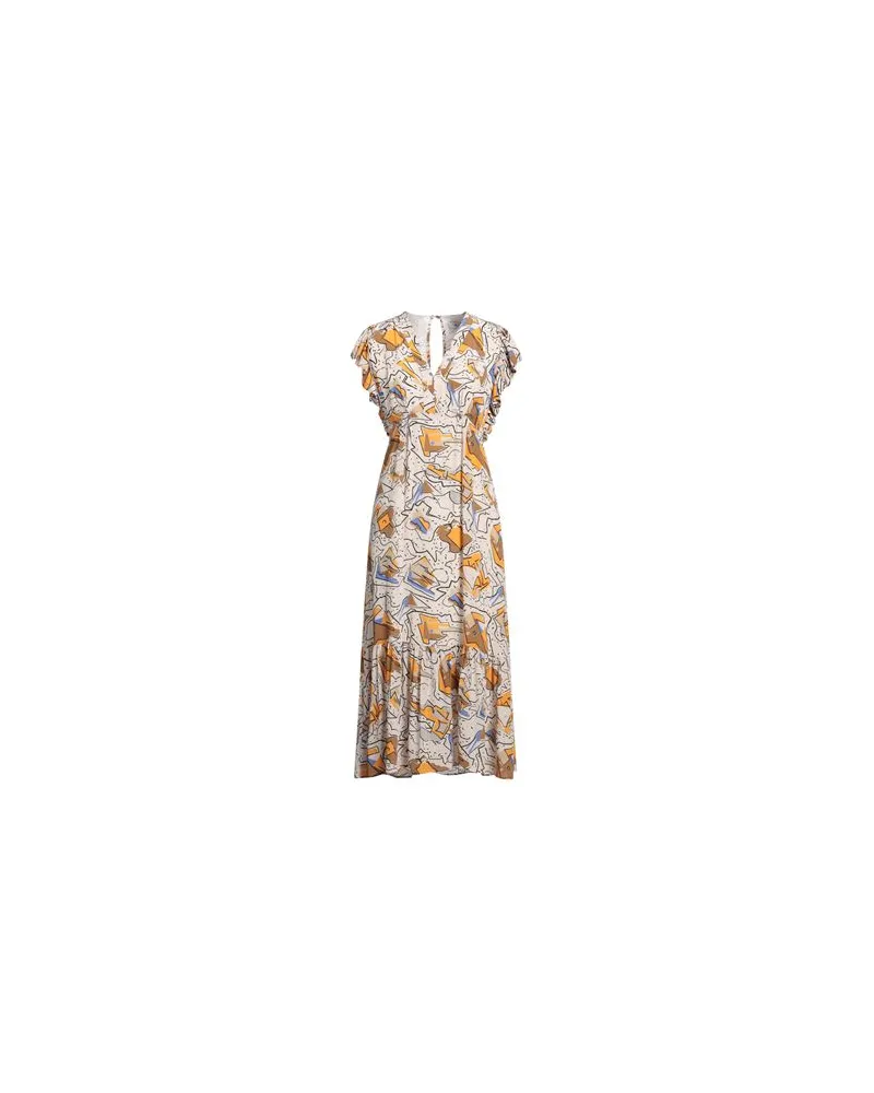 Emma & Gaia KLEIDER - Midi-Kleiderauf YOOX.COM Beige