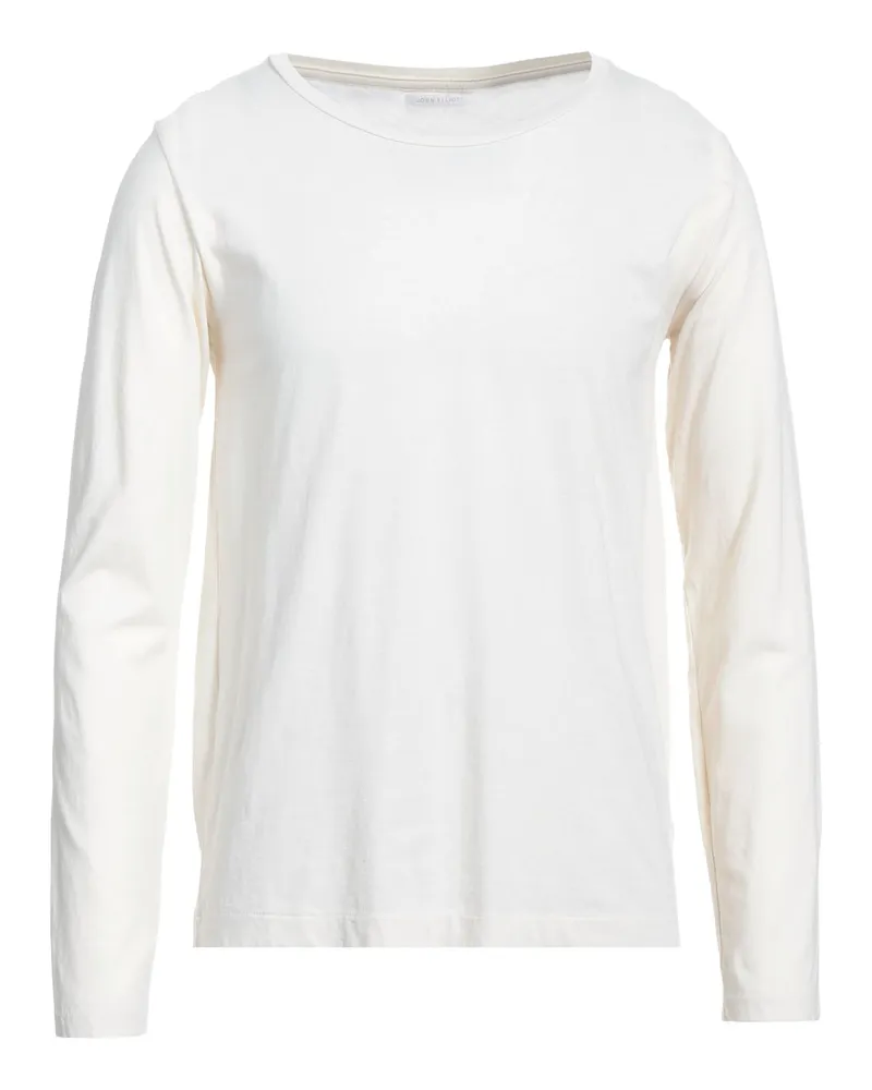 John Elliott + Co T-shirts Elfenbein