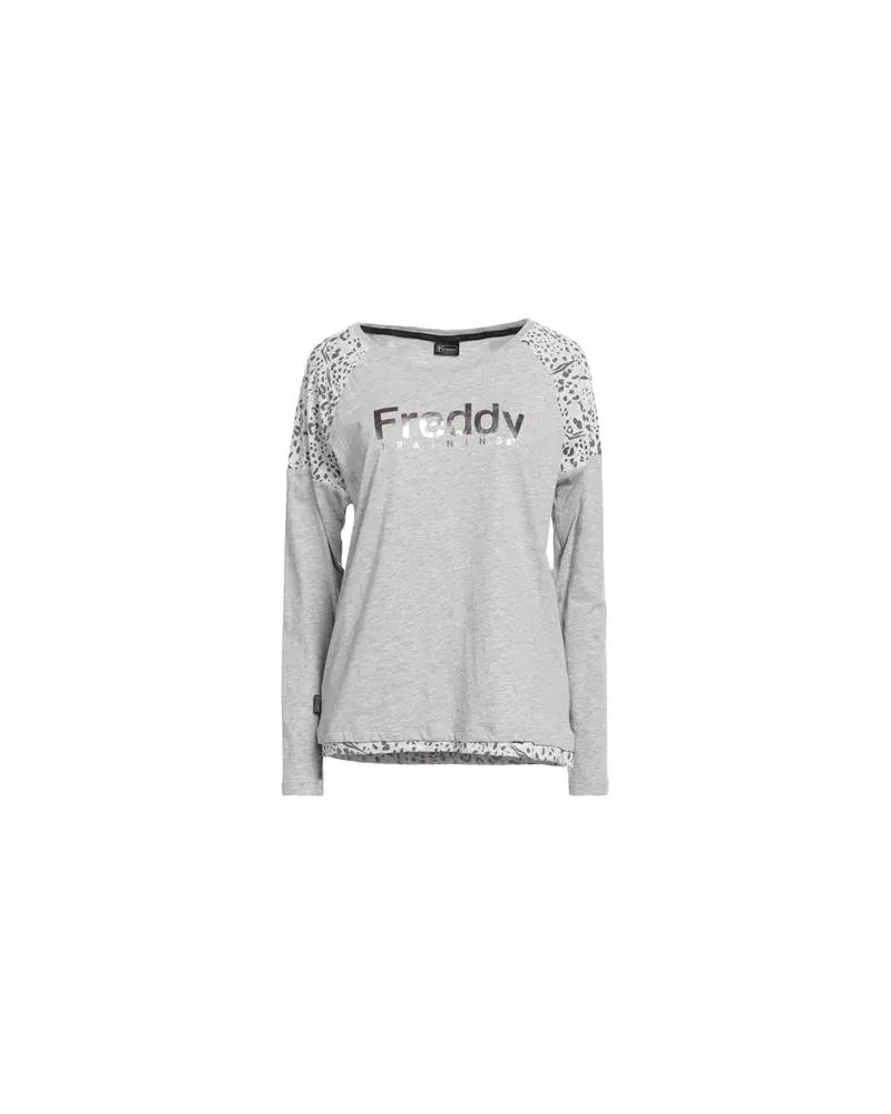Freddy TOPS - T-shirtsauf YOOX.COM Hellgrau