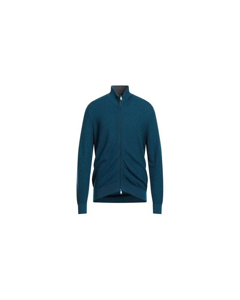 Brioni STRICKWAREN - Strickjackenauf YOOX.COM Aquamarin