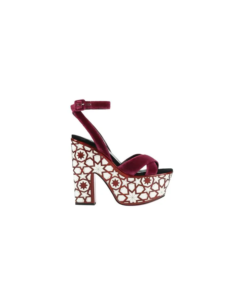 Christian Louboutin SCHUHE - Sandalenauf YOOX.COM Bordeaux