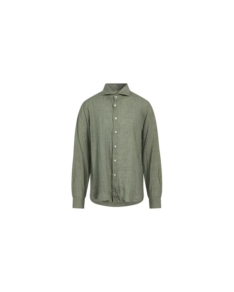 XACUS TOPS - Hemdenauf YOOX.COM Salbeigrün