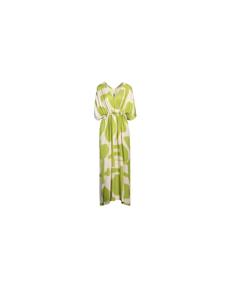 Pier Antonio Gaspari KLEIDER - Maxi-Kleiderauf YOOX.COM Limettengrün
