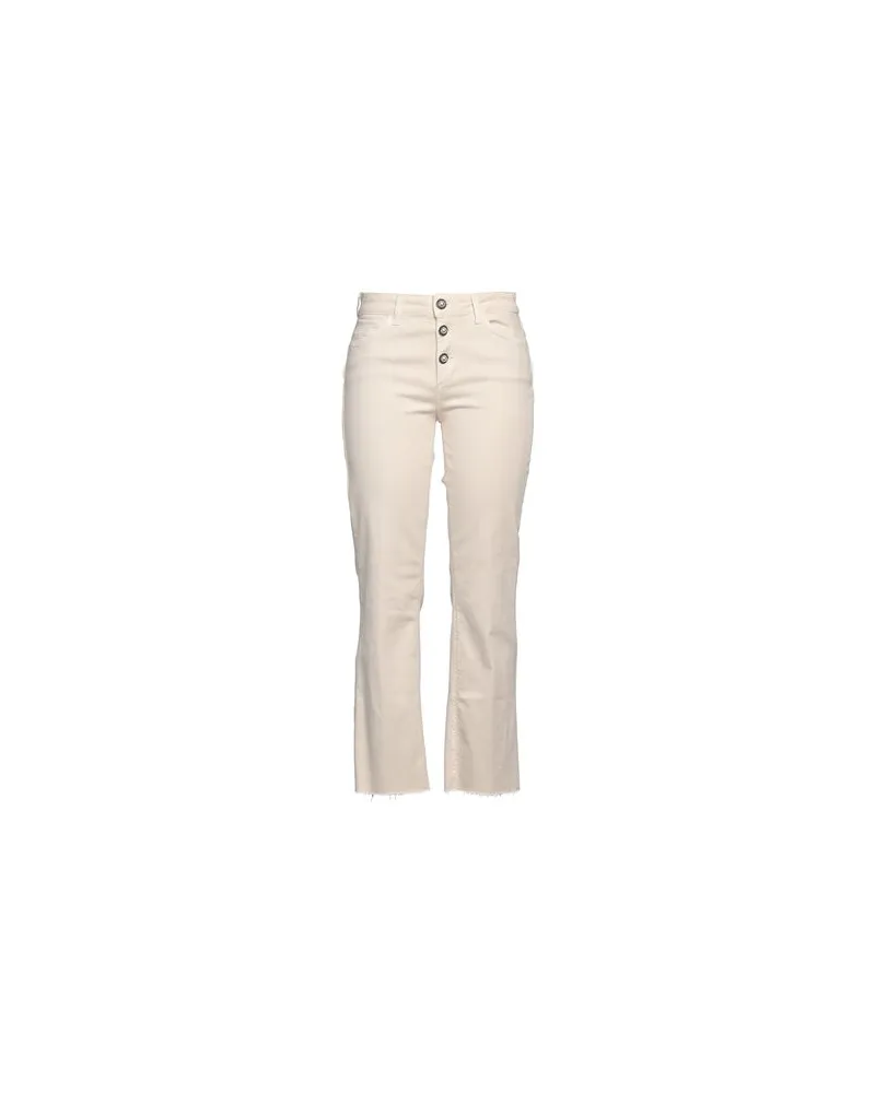 Liu Jo HOSEN & RÖCKE - Jeanshosenauf YOOX.COM Elfenbein