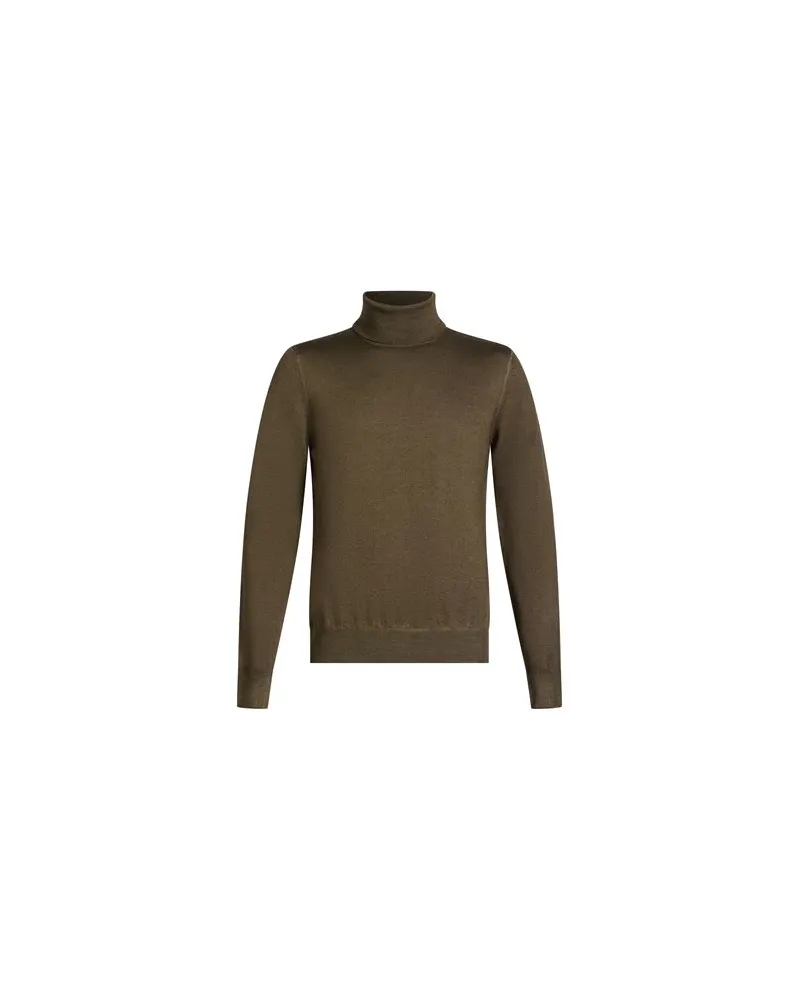 Gran Sasso STRICKWAREN - Rollkragenpulloverauf YOOX.COM Militärgrün