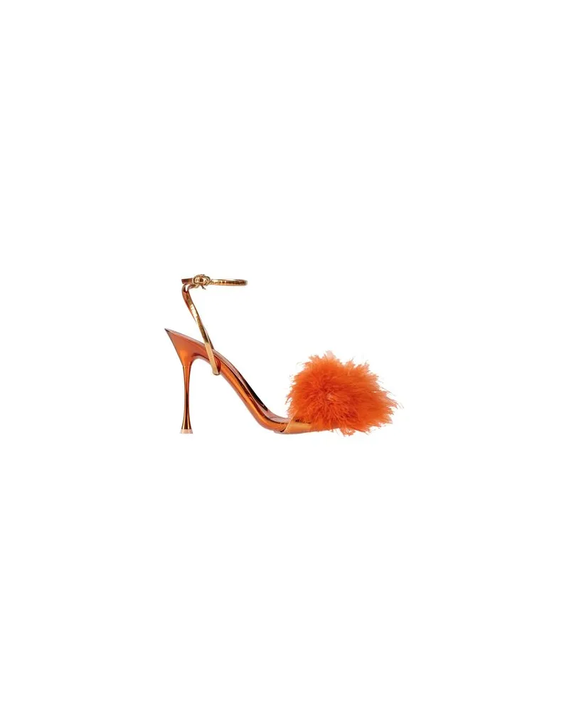 Gianvito Rossi SCHUHE - Sandalenauf YOOX.COM Orange