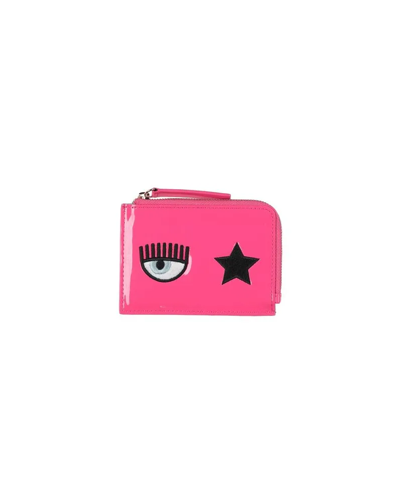 Chiara Ferragni Kleinlederwaren - Dokumentenetuisauf YOOX.COM Fuchsia