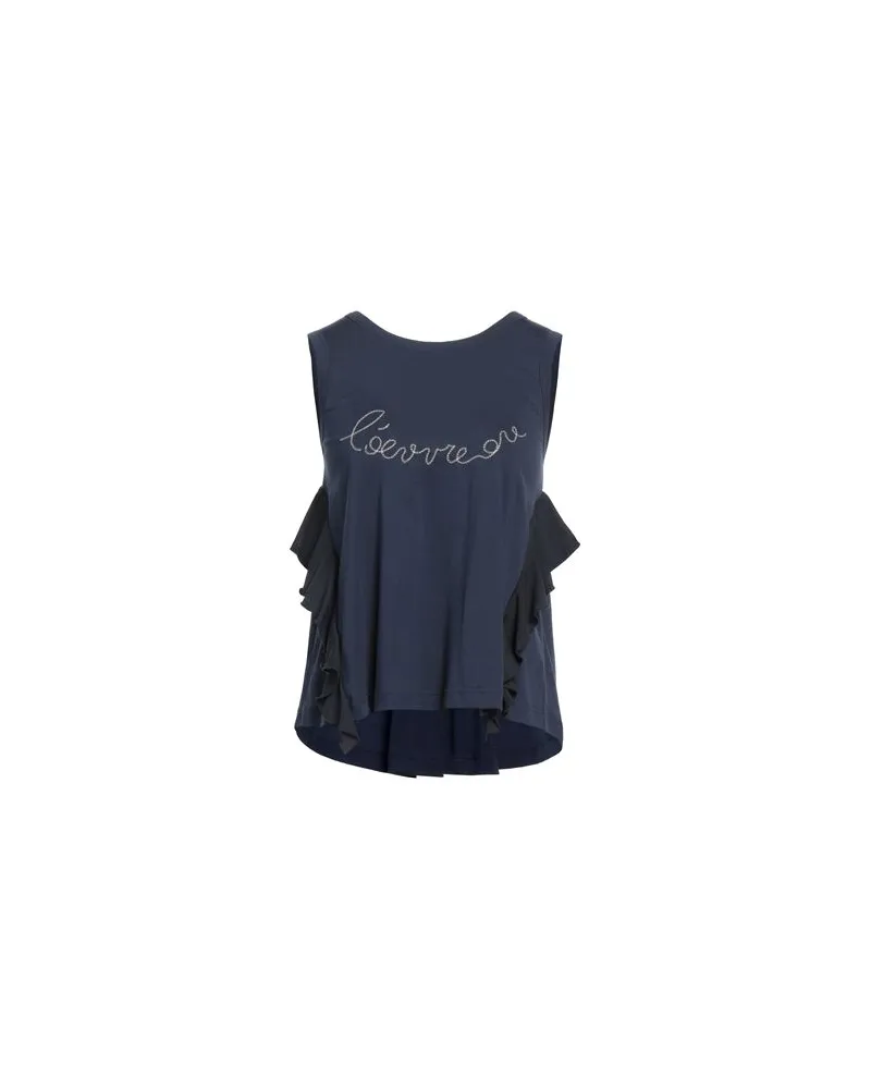 Seventy TOPS - Tank Topsauf YOOX.COM Marineblau