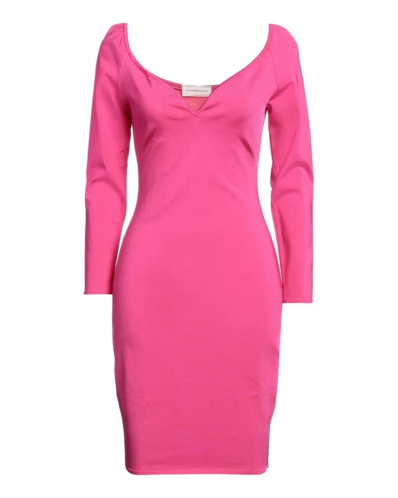 Alexandre Vauthier Mini-Kleid Fuchsia