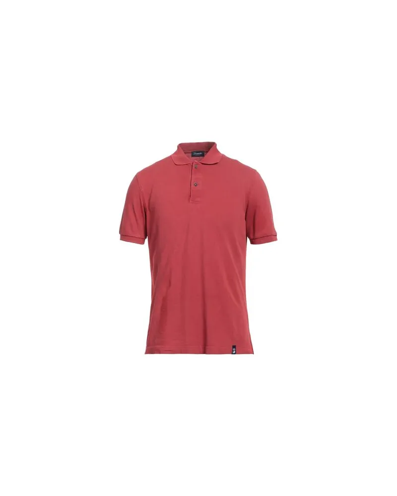 Drumohr  TOPS - Poloshirtsauf YOOX.COM Ziegelrot