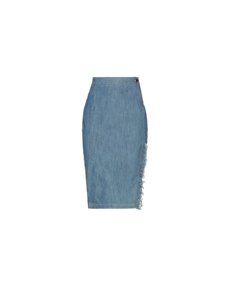 Moschino HOSEN & RÖCKE - Jeansröckeauf YOOX.COM Blau