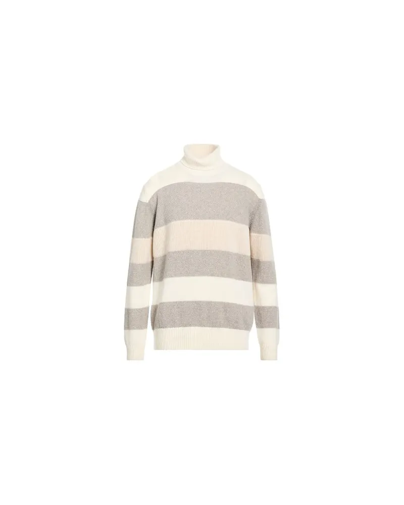 BARBA STRICKWAREN - Rollkragenpulloverauf YOOX.COM Cremeweiß