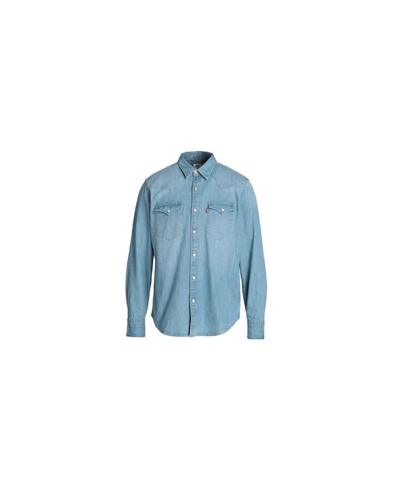 Levi's LEVI TOPS - Jeanshemdenauf YOOX.COM Blau