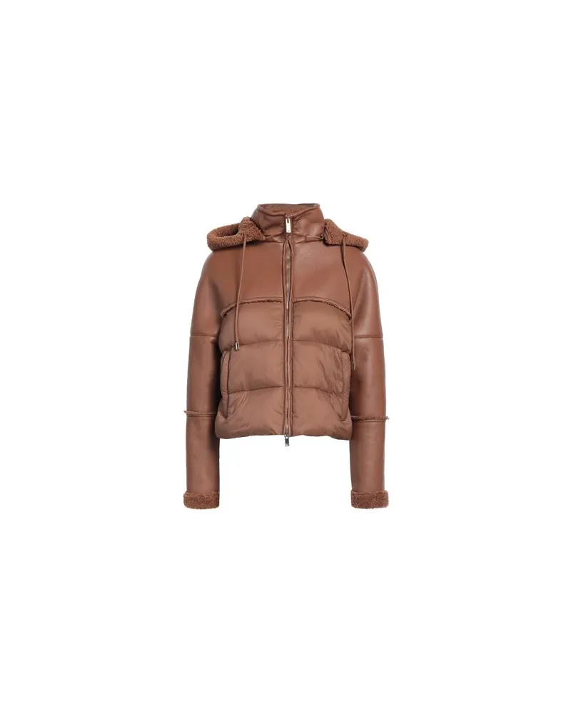 Kocca JACKEN & MÄNTEL - Pufferjacken & Daunenjackenauf YOOX.COM Hellbraun