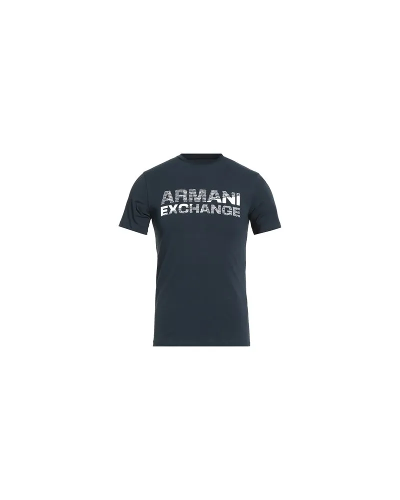 Armani Exchange TOPS - T-shirtsauf YOOX.COM Marineblau