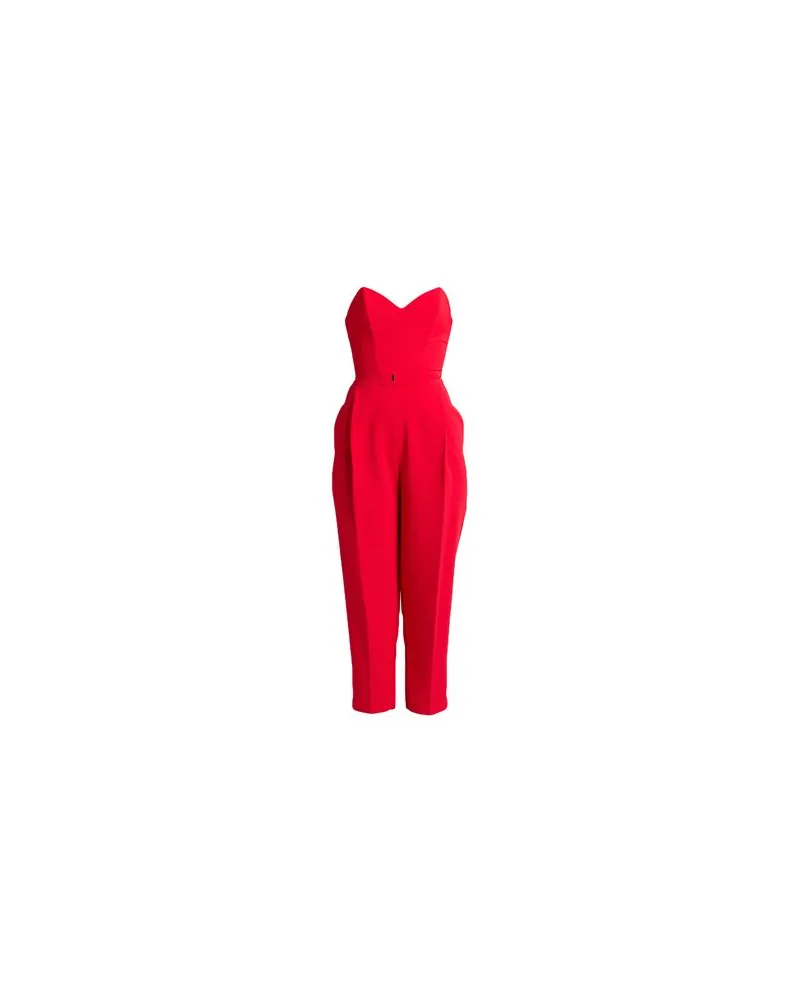 Elisabetta Franchi OVERALLS - Jumpsuitsauf YOOX.COM Rot