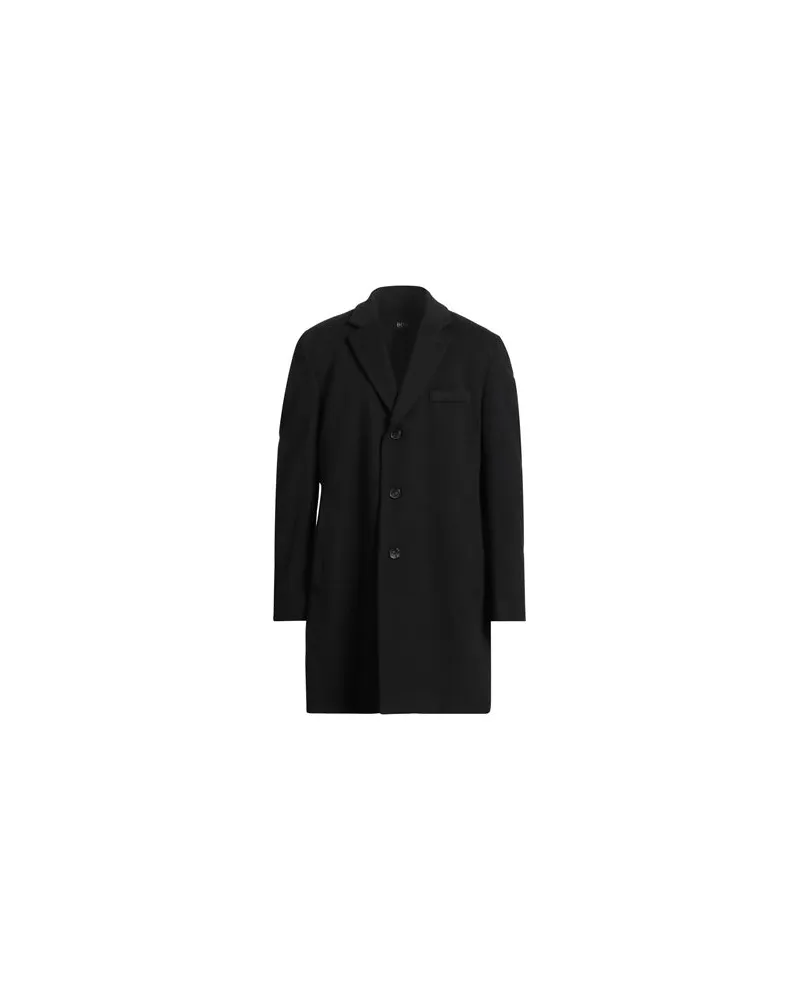HUGO BOSS JACKEN & MÄNTEL - Mäntelauf YOOX.COM Schwarz