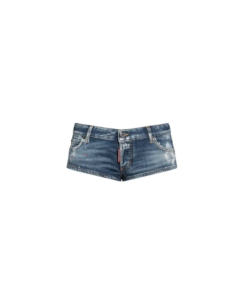 Dsquared2 HOSEN & RÖCKE - Jeansshortsauf YOOX.COM Blau
