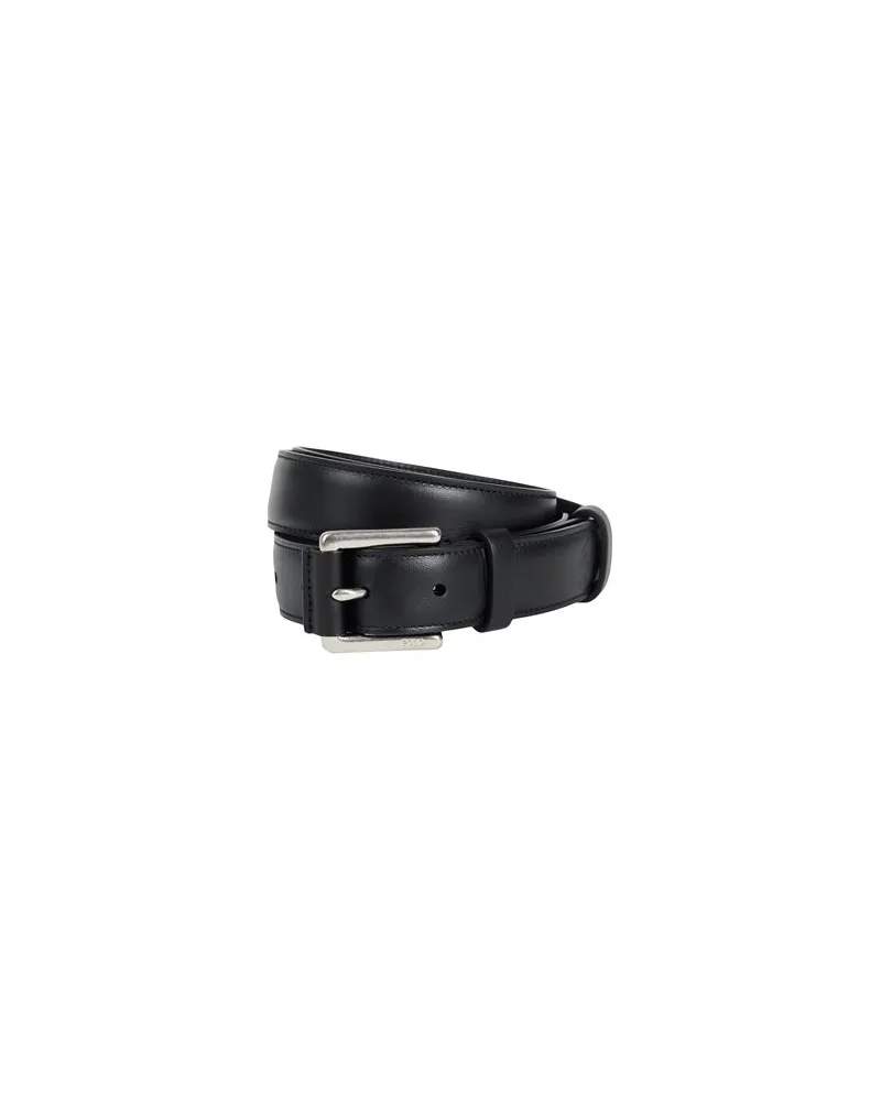 Ralph Lauren Calfskin Dress Belt  - Kleinlederwaren - Gürtelauf YOOX.COM Schwarz