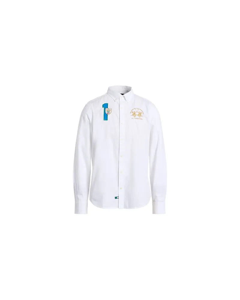 La Martina TOPS - Hemdenauf YOOX.COM Weiß