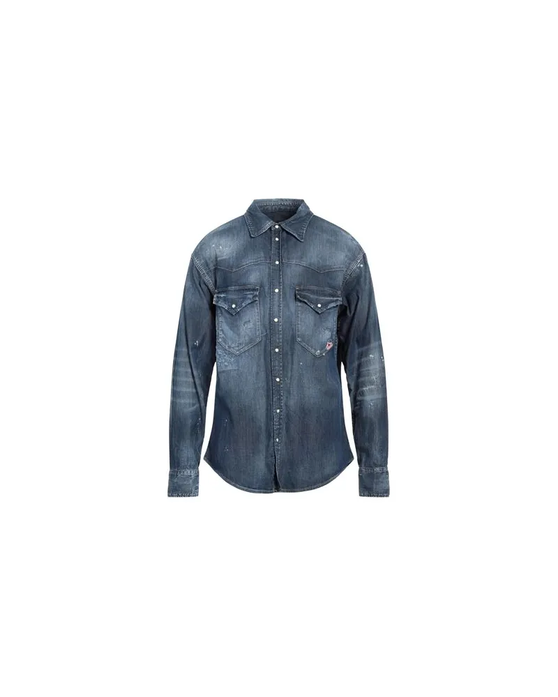 Dsquared2 TOPS - Jeanshemdenauf YOOX.COM Blau