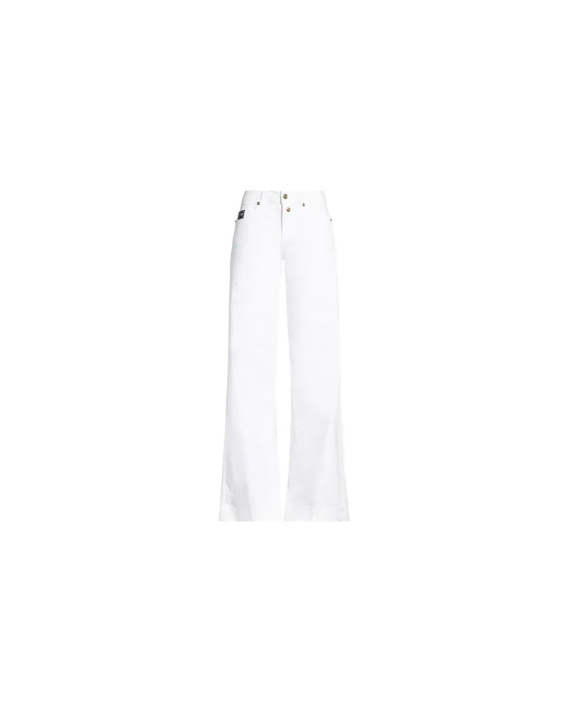 Versace Jeans HOSEN & RÖCKE - Jeanshosenauf YOOX.COM Weiß