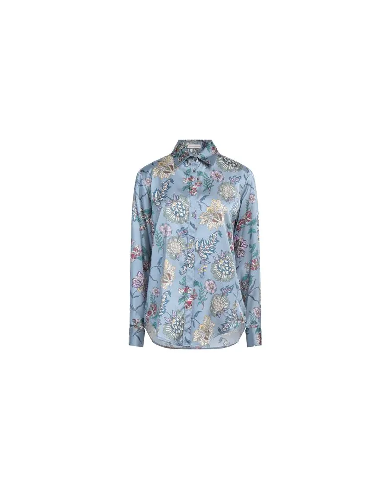 Camicettasnob TOPS - Hemdenauf YOOX.COM Hellblau