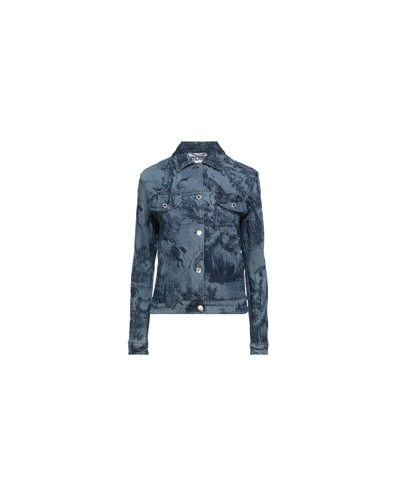 Moschino JACKEN & MÄNTEL - Jeansjacken/Mäntelauf YOOX.COM Blau