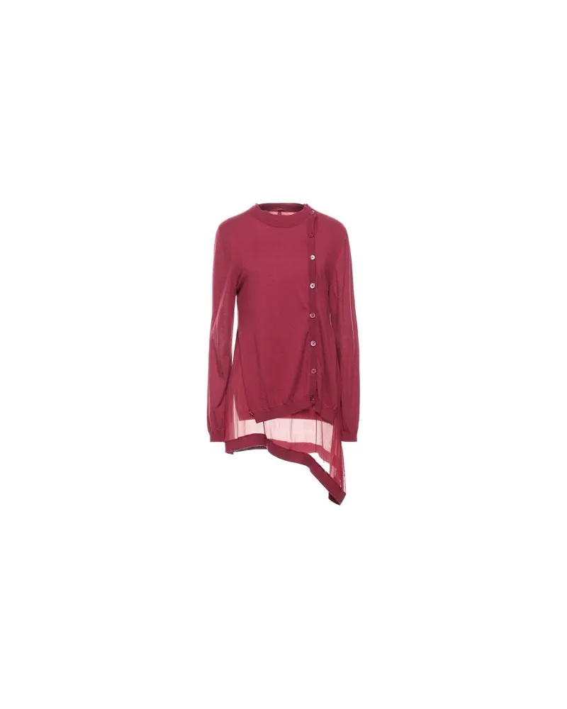 Manila Grace STRICKWAREN - Strickjackenauf YOOX.COM Bordeaux