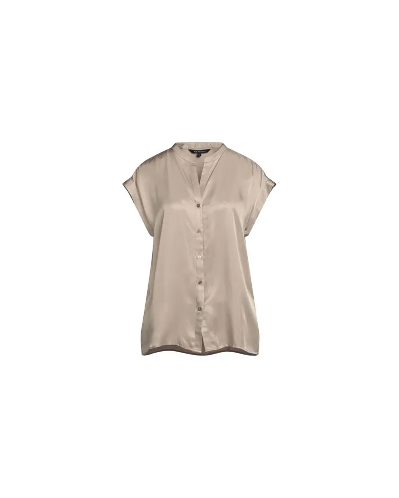 Armani Exchange TOPS - Hemdenauf YOOX.COM Khaki
