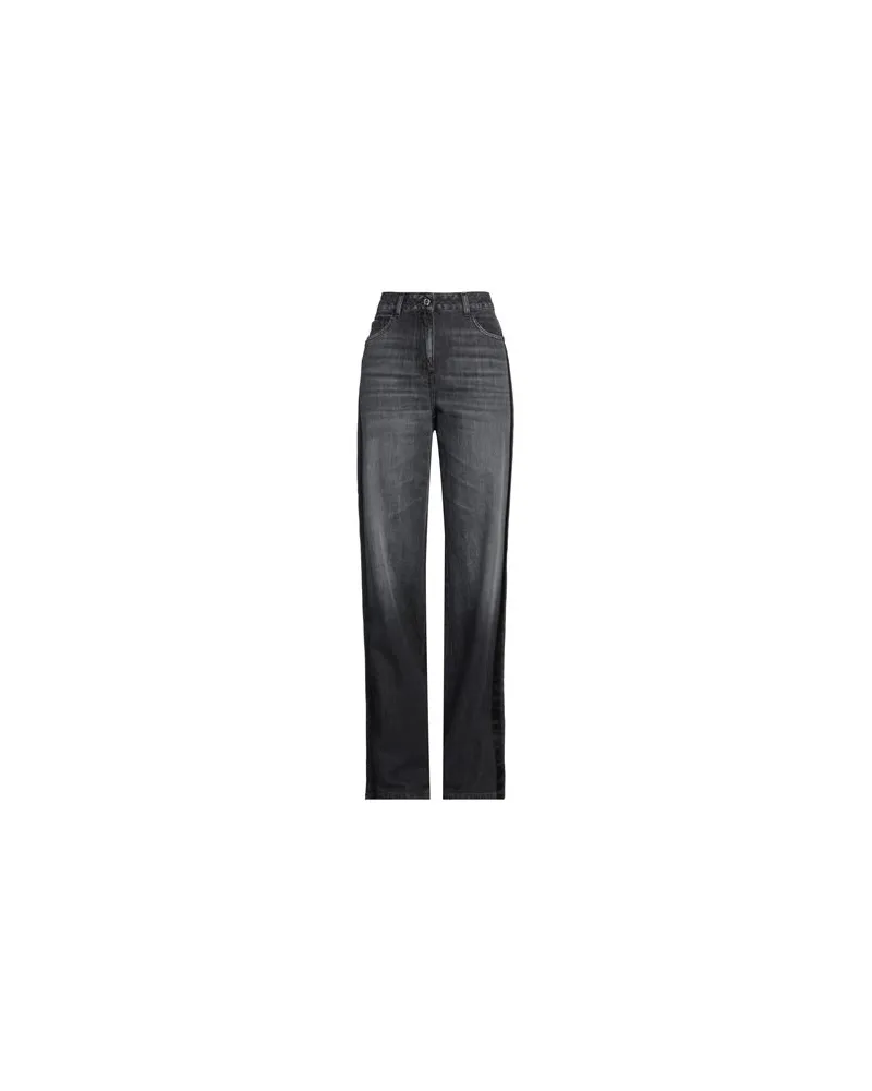 Elisabetta Franchi HOSEN & RÖCKE - Jeanshosenauf YOOX.COM Braungrau