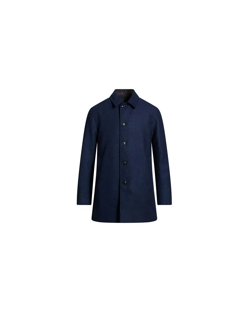 Fedeli JACKEN & MÄNTEL - Mäntelauf YOOX.COM Marineblau