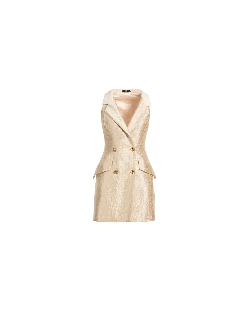 Elisabetta Franchi KLEIDER - Mini-Kleiderauf YOOX.COM Gold