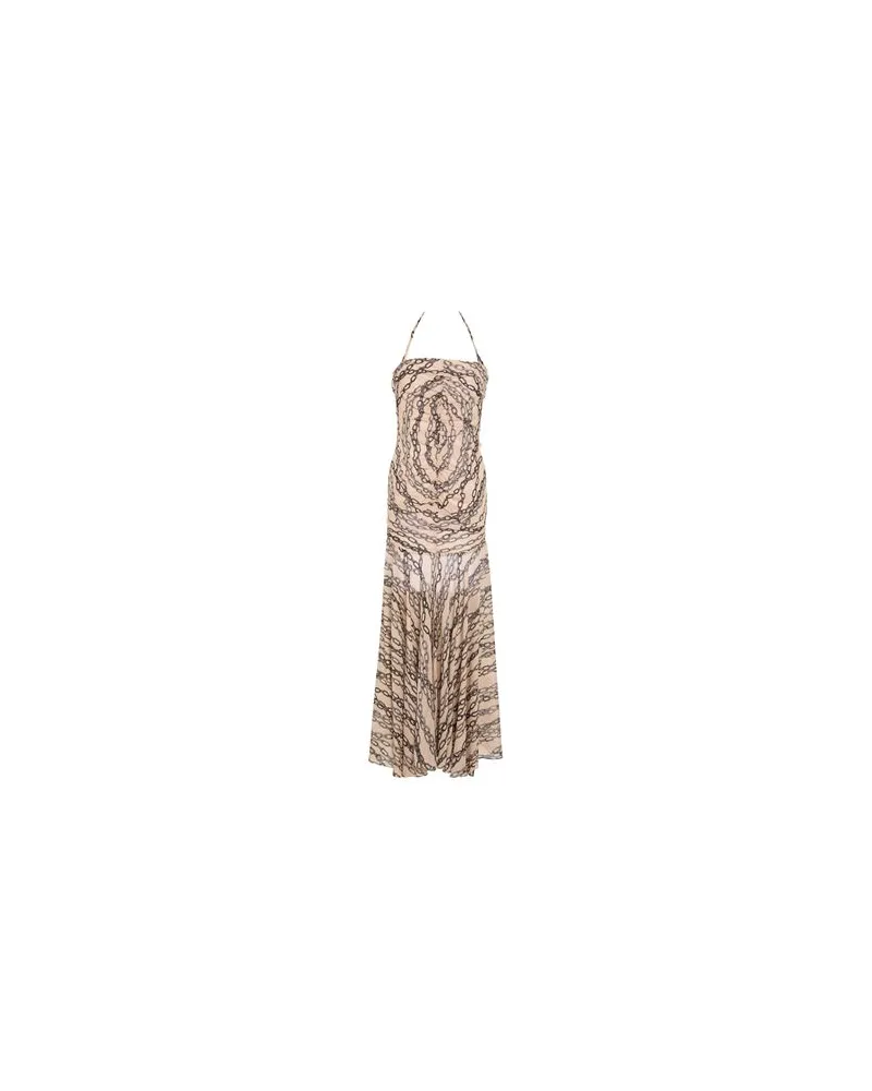 Philosophy Di Lorenzo Serafini KLEIDER - Maxi-Kleiderauf YOOX.COM Beige