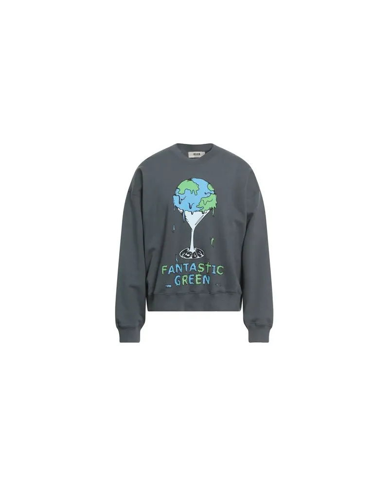 MSGM FANTASTIC GREEN - TOPS - Sweatshirtsauf YOOX.COM Braungrau