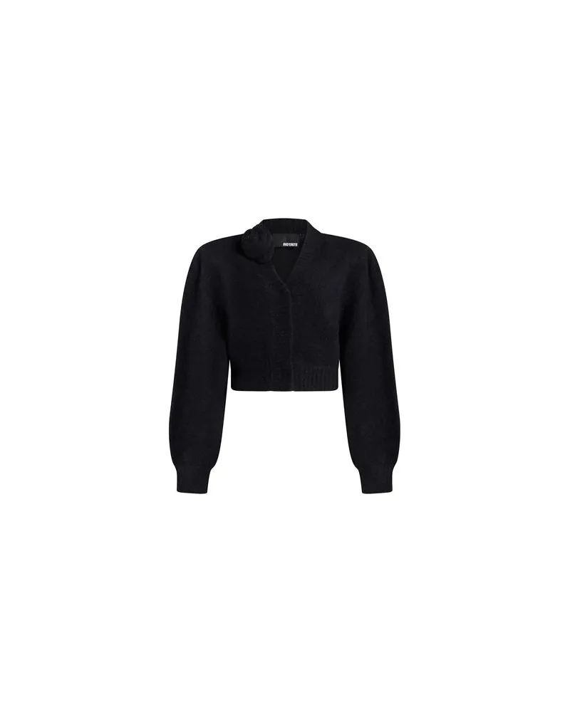 ROTATE Birger Christensen STRICKWAREN - Strickjackenauf YOOX.COM Schwarz