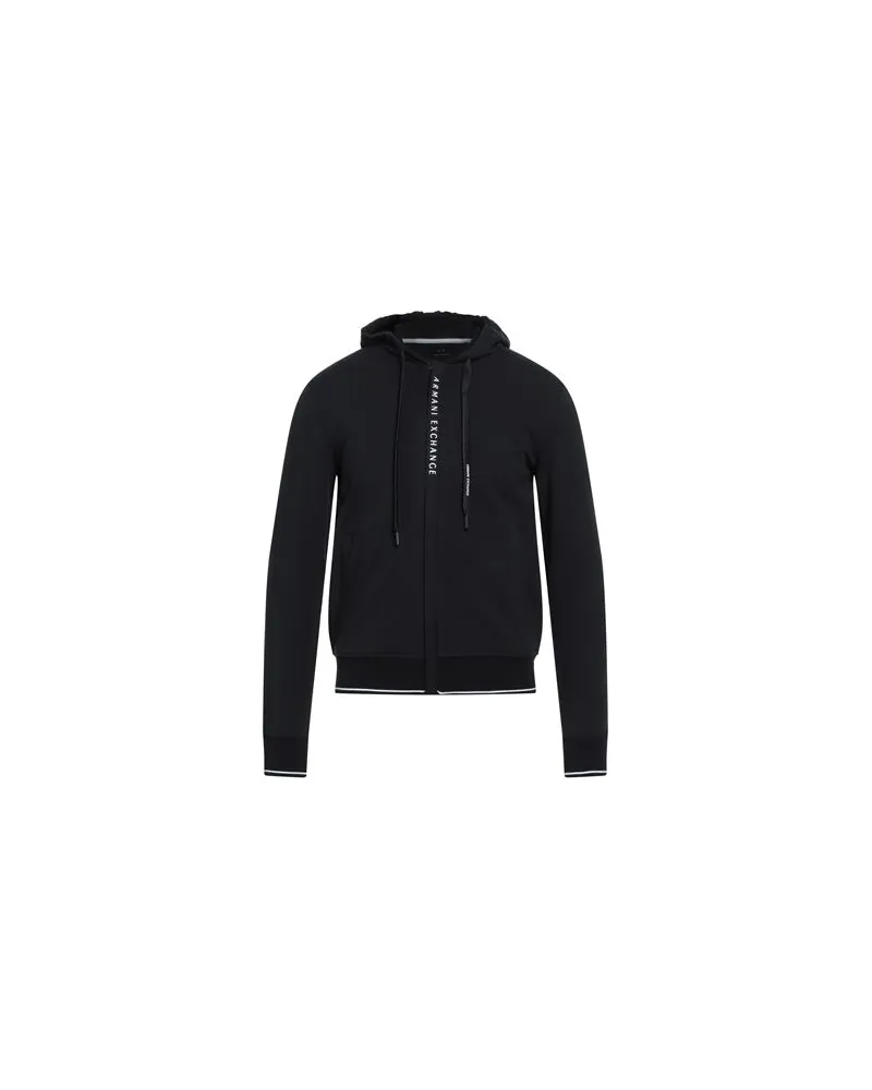 Armani Exchange TOPS - Sweatshirtsauf YOOX.COM Schwarz