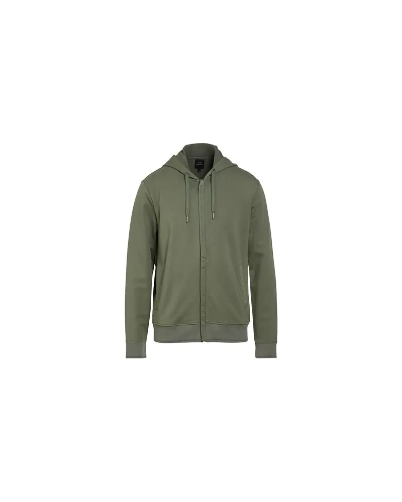Armani Exchange TOPS - Sweatshirtsauf YOOX.COM Salbeigrün