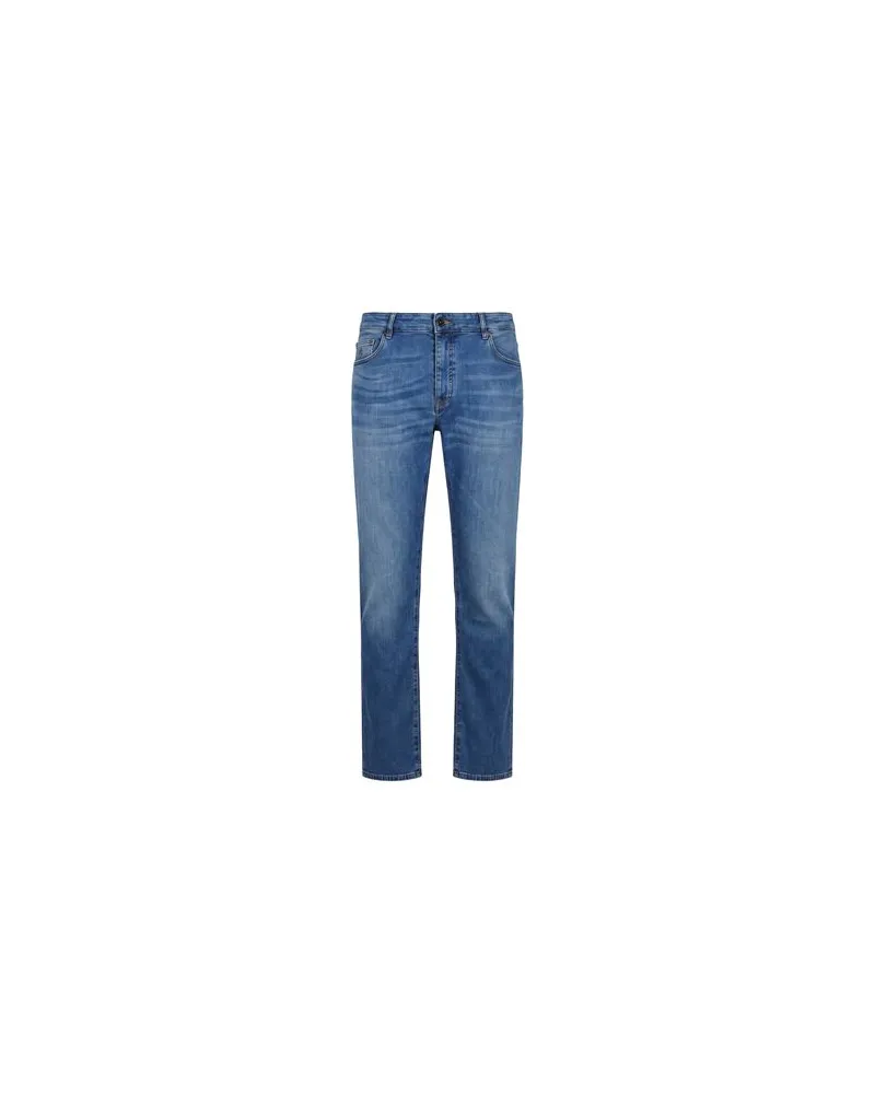 MOORER HOSEN & RÖCKE - Jeanshosenauf YOOX.COM Blau