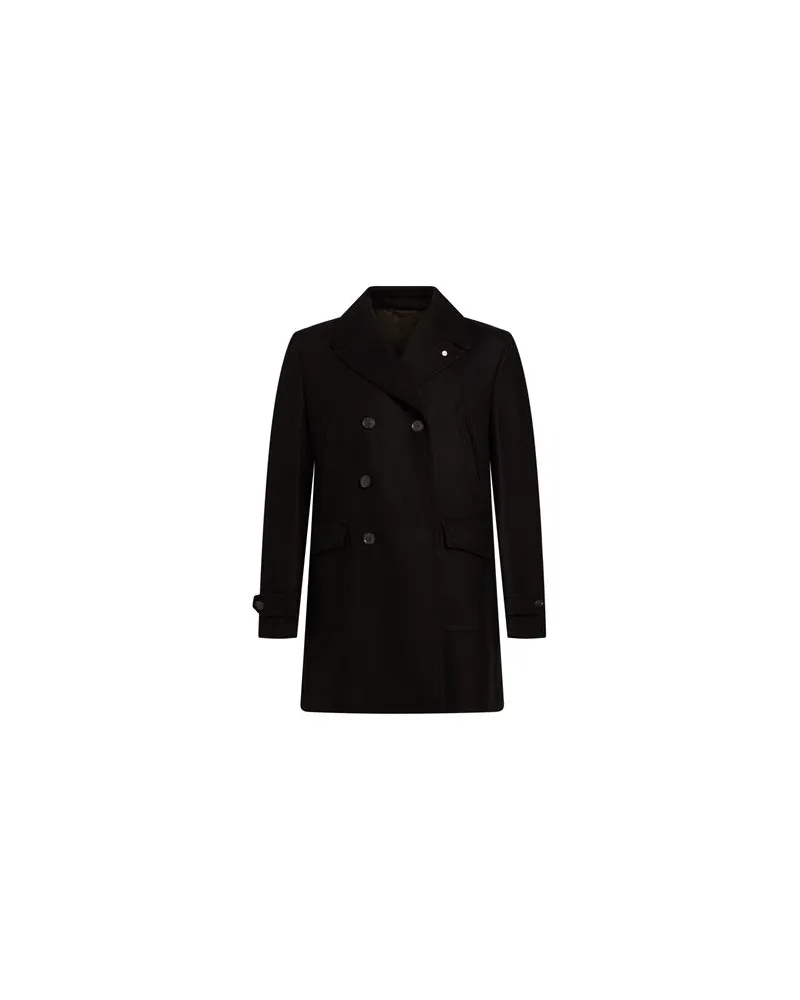 Luigi Bianchi Mantova JACKEN & MÄNTEL - Mäntelauf YOOX.COM Dunkelbraun