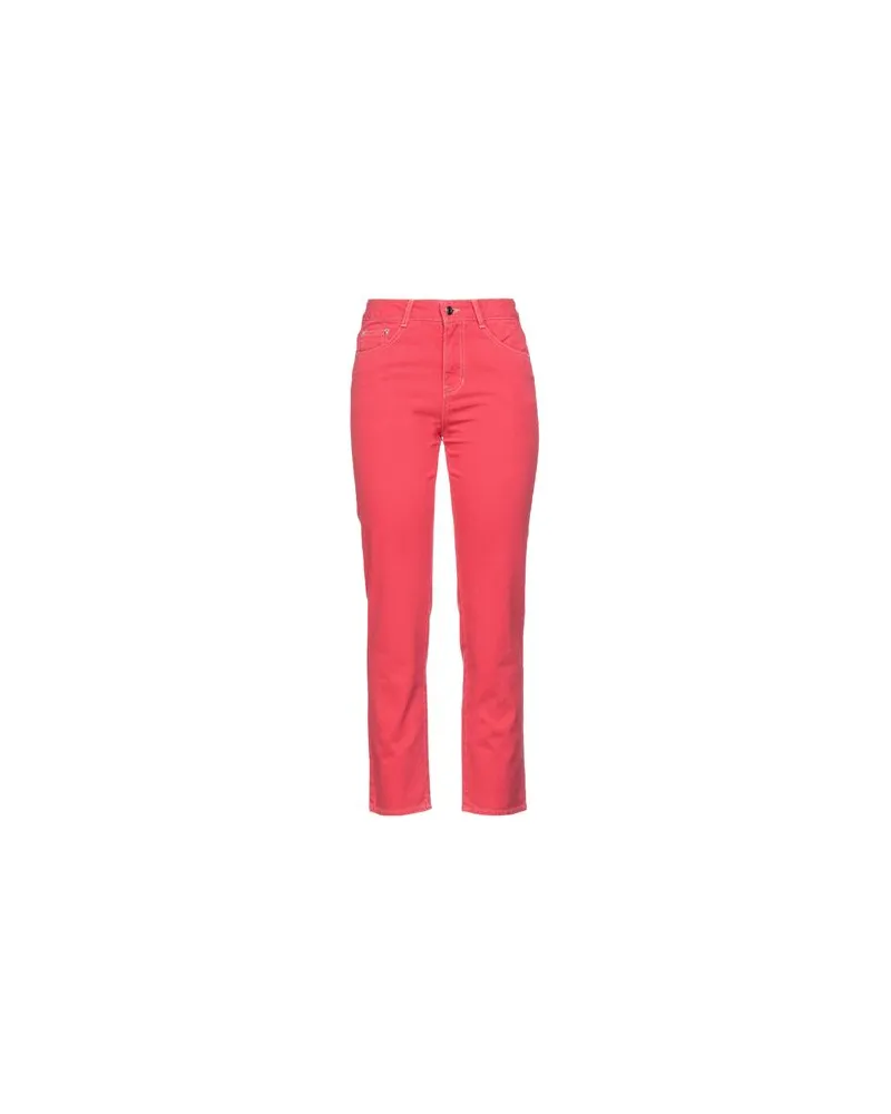 SJYP HOSEN & RÖCKE - Jeanshosenauf YOOX.COM Rot