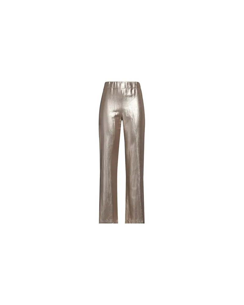 Soallure HOSEN & RÖCKE - Hosenauf YOOX.COM Gold