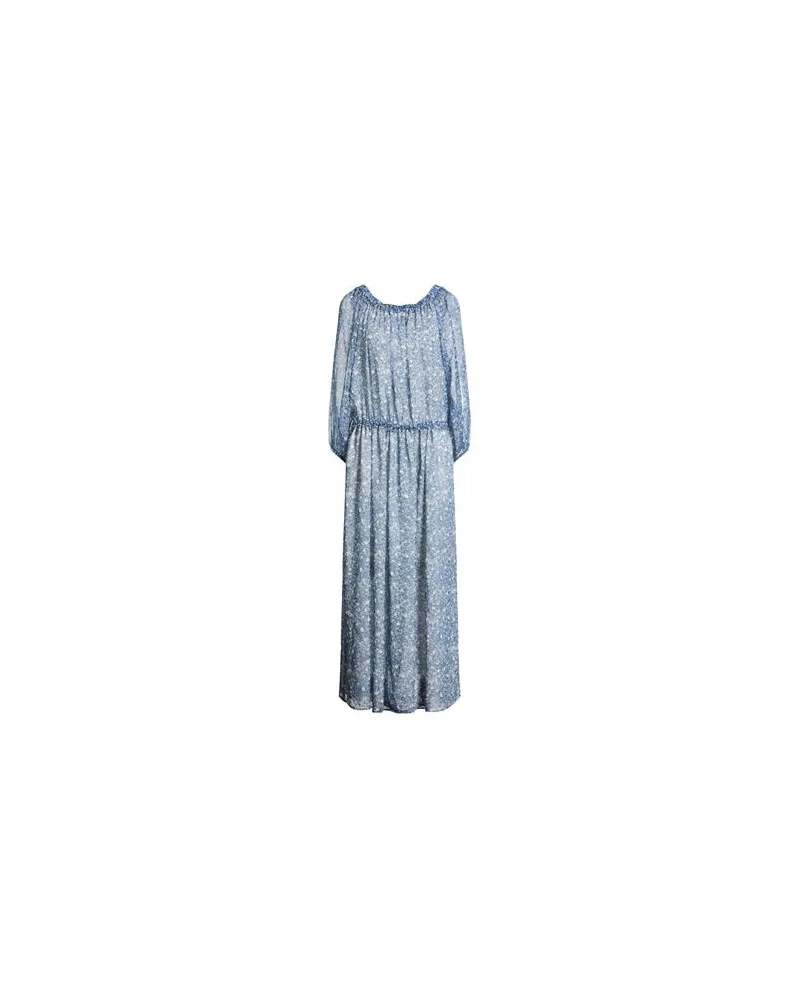 Max Mara KLEIDER - Maxi-Kleiderauf YOOX.COM Himmelblau