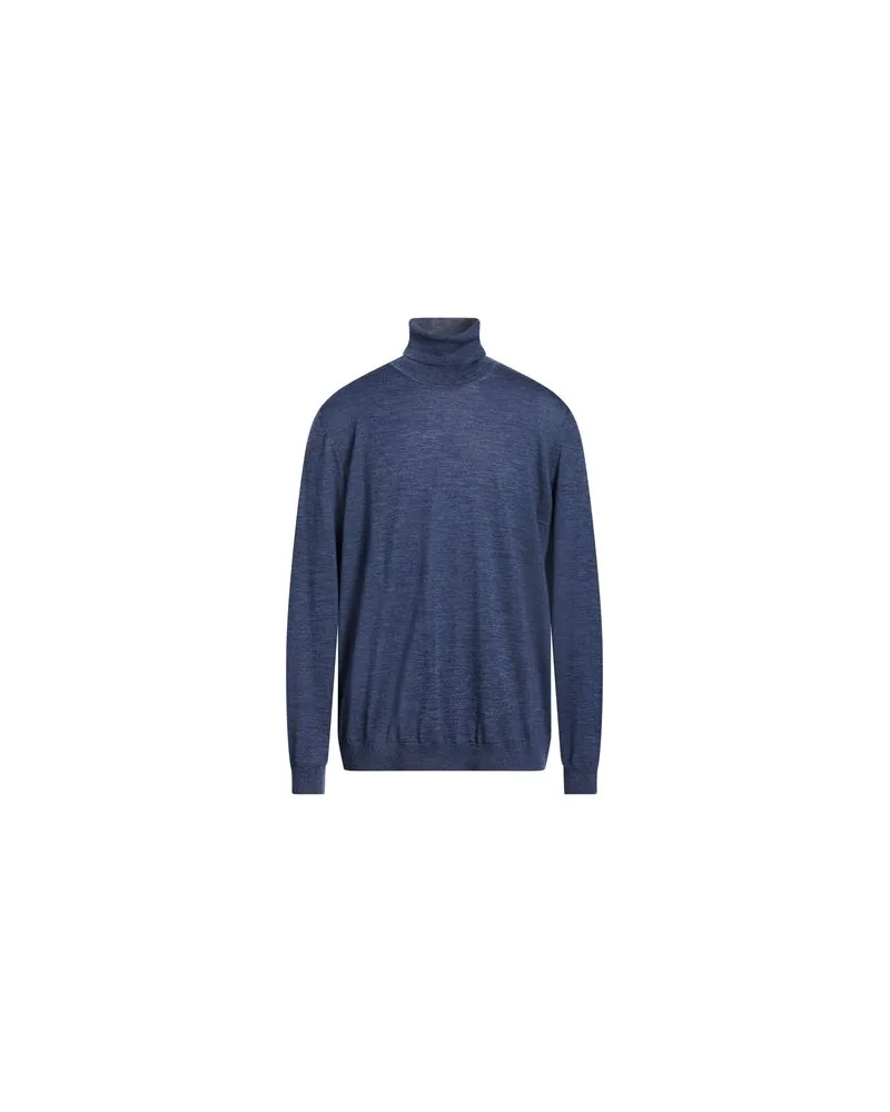 HUGO BOSS STRICKWAREN - Rollkragenpulloverauf YOOX.COM Blau