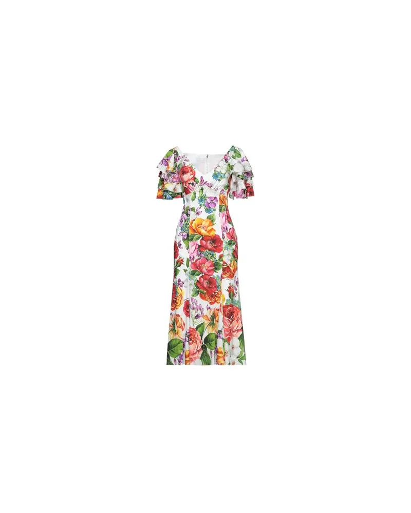 Dolce & Gabbana KLEIDER - Midi-Kleiderauf YOOX.COM Weiß
